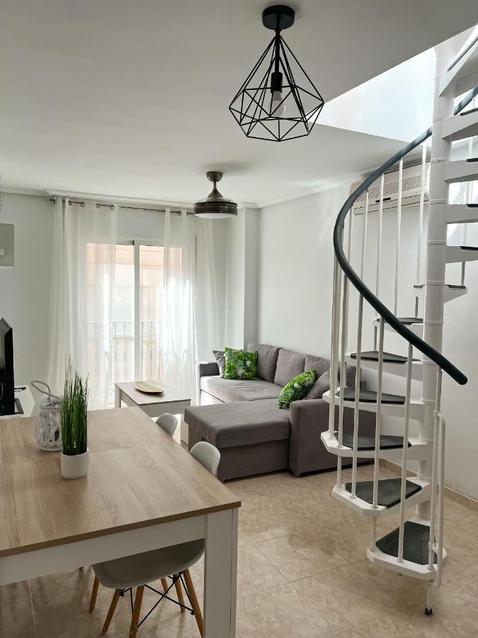 加鲁查Atico Duplex Con Vista Mar Y Terraza Privada A 200M De La Playa Hasta 6 Personas公寓 外观 照片